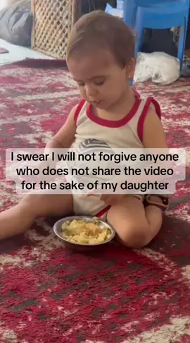 I swear I will not forgive anyone who does not share the video for the sake of my daughter #foruyou  #virale  #vira  #viral 