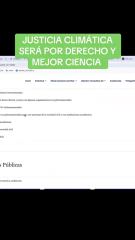 La justicia climática es posible solamente a través de la mejor ciencia y por la puerta grande, con estos grandes referentes jurídicos del año 2025 #justicia #cambioclimatico #ods 
