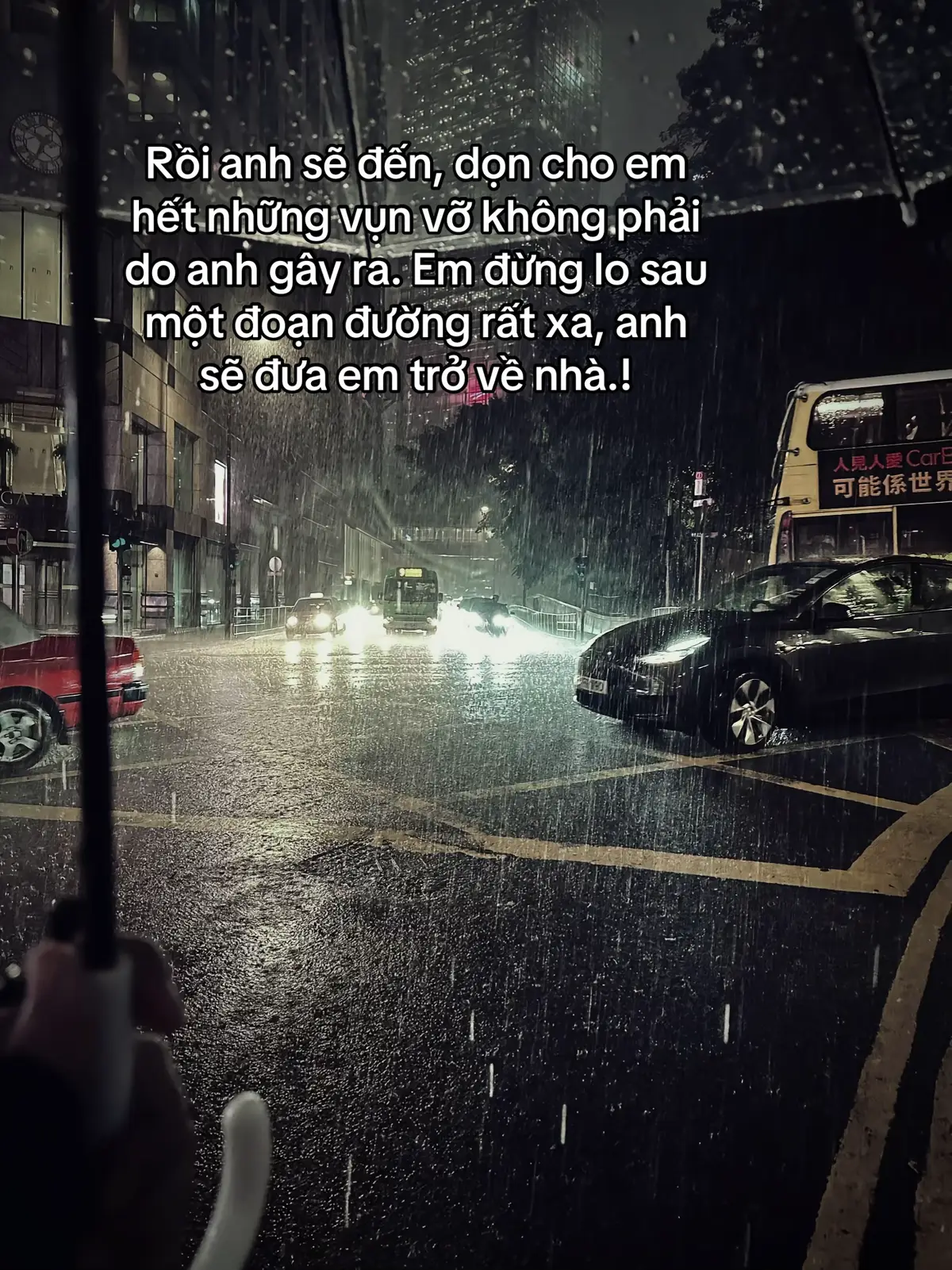 Rồi anh sẽ đến, dọn cho em hết những ngày vụn vỡ không phải do anh gây ra. Em đừng lo, sau một đoạn đường rất xa, anh sẽ đưa em trở về nhà.! #tamtrang #cuocsong #anhyeuem 