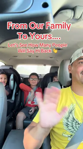 Saying hello from our family to yours!  #family #familytime #hi #hello #fyp #fypシ #foryoupage #viral #dad #dadsoftiktok #dadssupportingdads #mom #MomsofTikTok #parents #parentsoftiktok #fypシ゚viral 