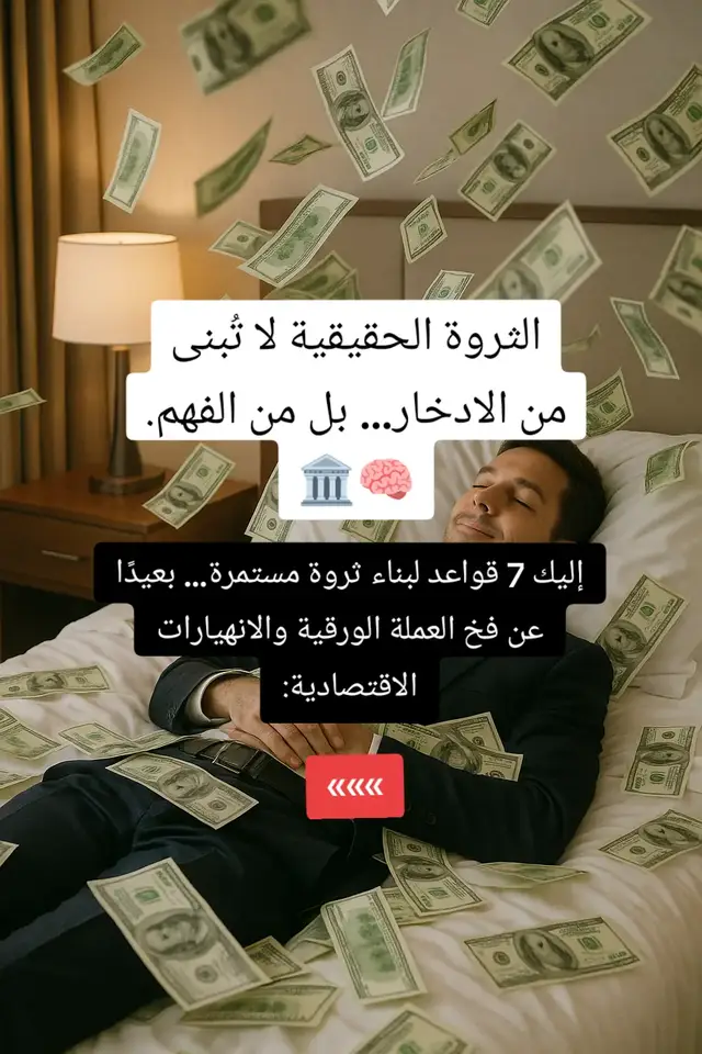 المال لا يُحفظ في حصالات… بل في قرارات، والأمان المالي لا يأتي من الخوف بل من المعرفة.