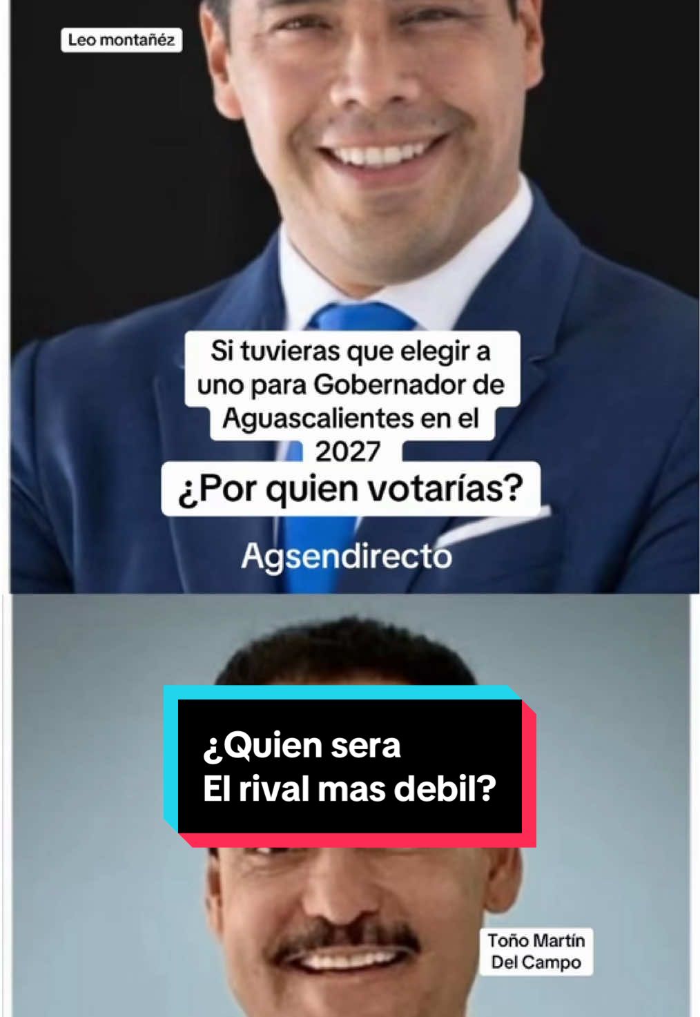 Solo uno puede ser el candidato a gobernador de Aguascalientes en el 2027 a quien elegirías ?#aguascalientes #aguascalientesmexico🇲🇽 