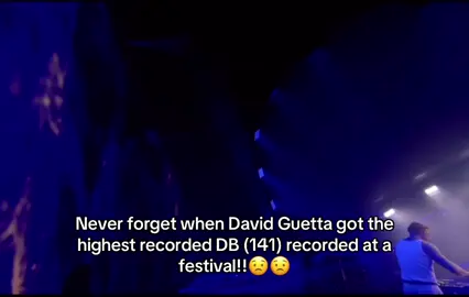 Highest recorded sound from a festival (141 decibels) crazy!!! #davidguetta #tommorowland #festival #music 