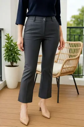 Celana Cutbray Basic Resleting Cotton Stretch Wanita#celanacutbray #cutbraywanita #cottonstretch 