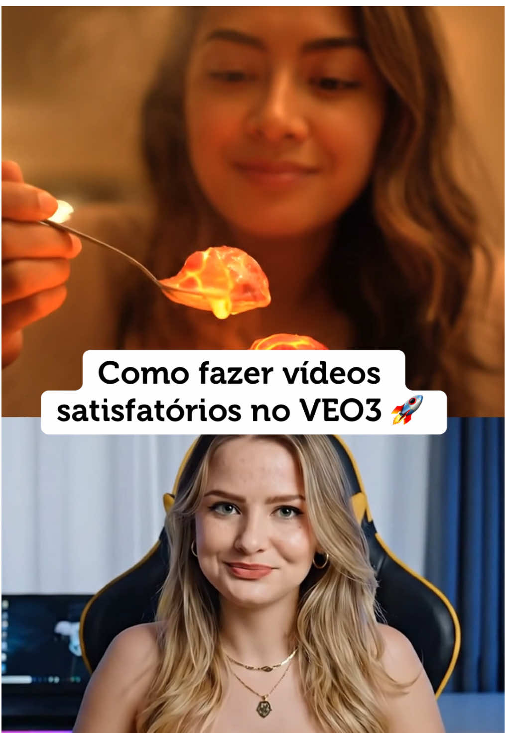 Criando vídeos satisfatórios com a IA do Google 🚀 #veo3 #ia #googleveo3 #satisfatorio #asmr 