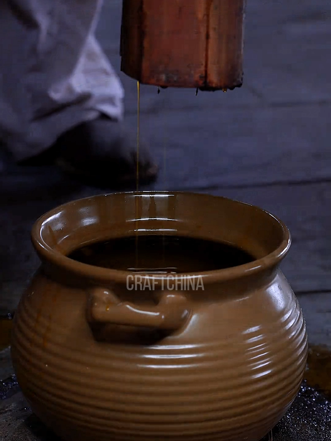 Traditional Chinese oil-making #craftchina