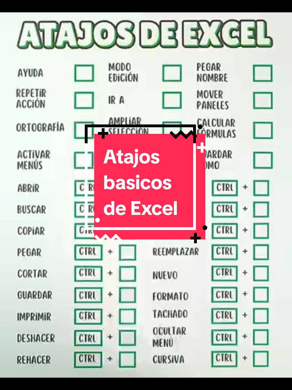 Atajos de excel que deberias conocer #excelbasico #excel #trucosdeexcel #aprendeexcel #exceltutorial 