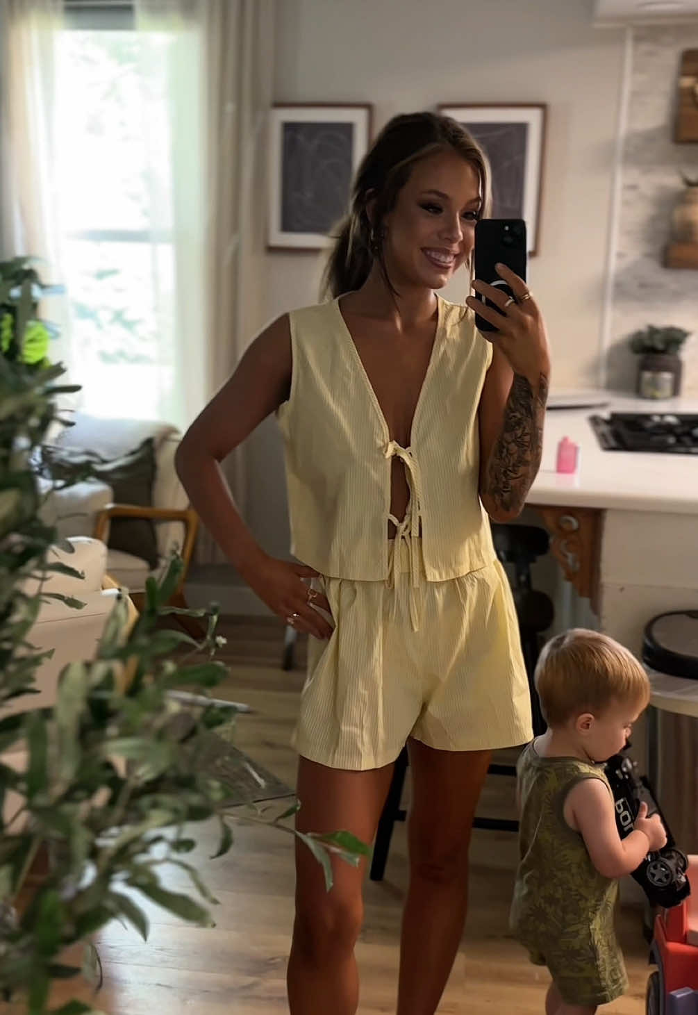 so cute mixing and matching too!!! 💛  #fyp #tiktokshop #ttshop #tt #ttshopdeals #tiktokshopdeals #tiktokshopfinds #OOTD #momoutfit #inspooutfit #casualoutfits #casualstyle #viralvideo #viral #giftguide #affordablefashion #affordable  #fall #Summer #OOTD #outfitinspo #outfitideas #tiktokshopcreatorpicks #tiktokshopsale #tiktokshopdeals #momfit #tiktokshoploveatfirstfind #tiktokshopdealsforyoudays #restock #women #womenfashion #twopieceset #set #millennial #matchingset 
