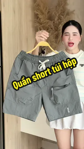 Quần short túi hộp#kieugialinh #quanshortnam #quantuihop 