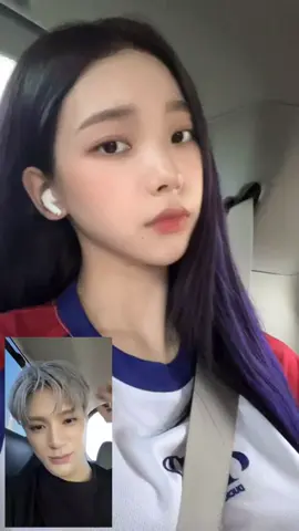 JENO's 💭: We going to different route and I just miss her. It was worth it to click the video call button. Look at her. Pretty. Beautiful. Majestic. My girl 💙 #bluesy #karina #jeno #jenrina #fypシ゚ #fypp #edits #fypviraltiktok 