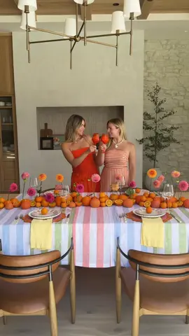An Italian spritz soirée 🍊 @Alessandra #spritz #tablesetting #dinnerparty 