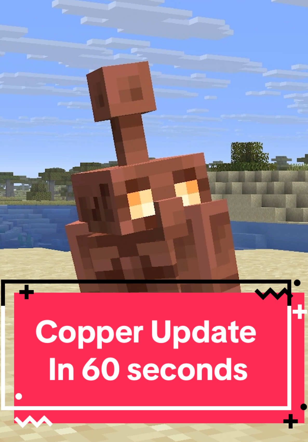 Miecraft new copper update is nearly done, what do you think of it so far? #minecraftupdate #coppergolem 