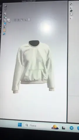 Худи в CLO  #design #3d #clo #clo3d #sew #fashion 