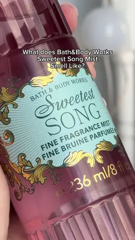 🩵What does Bath&Body Works Sweetest Song Mist Smell Like?  *Gives Sabrina Carpenter vibes  #bathandbothworks #bodyperfume #perfumemist #sabrinacarpenter #raspberry 