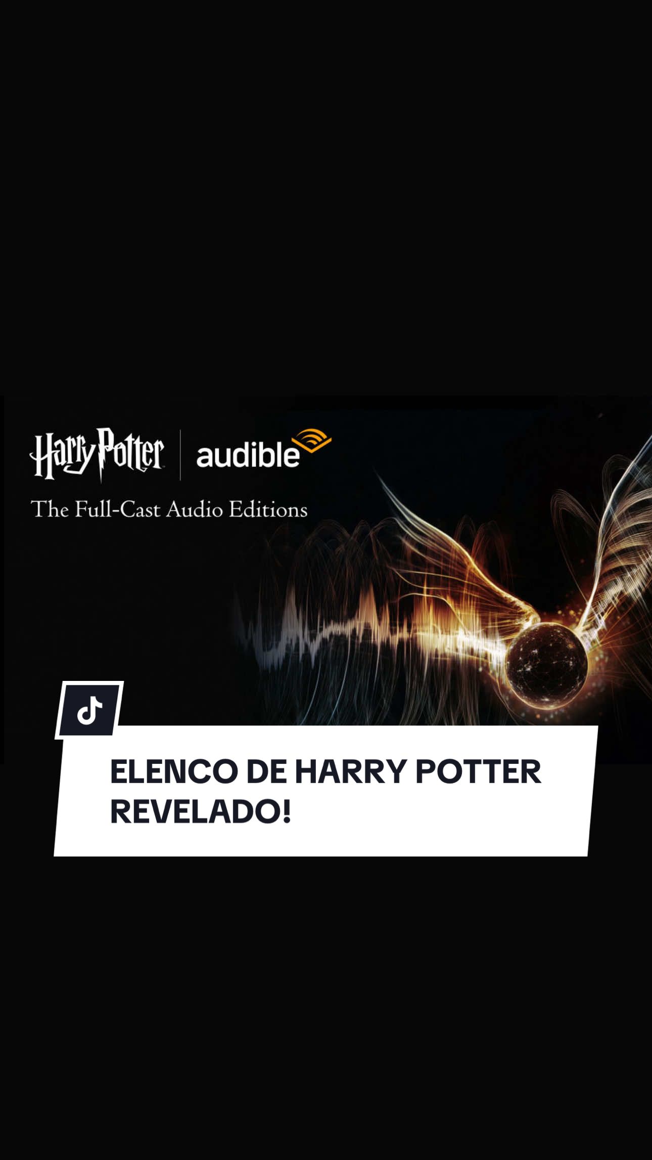 Parte do elenco de Harry Potter: The Full-Cast Audio Editions foi revelada hoje.  Vai ser incrível ouvir os audiolivros nesse formato.  #harrypotter #audible 