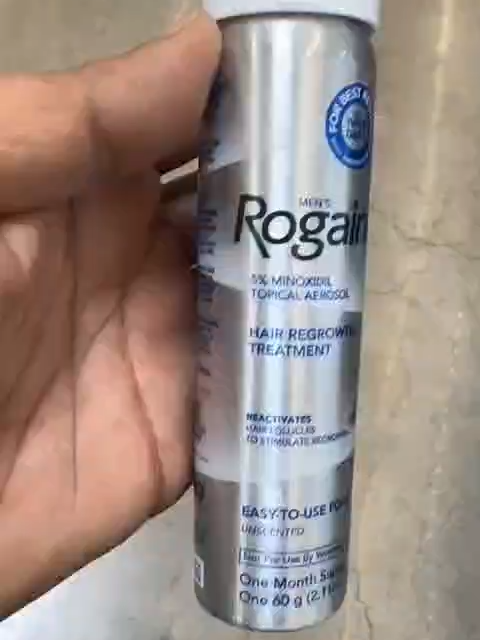 Men's Rogaine 5% Minoxidil Foam Hair Regrowth Treatment, Topical Treatment for Thinning Hair, 3-Month Supply #minoxidil #hairgrowth #mifystore