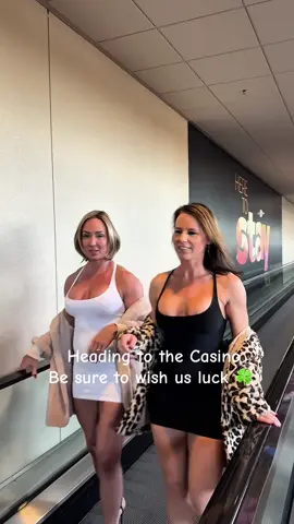 Heading to the Casino Be sure to wish us luck 🍀 ! . #FlirtyVibes #fyp #smiles #MuscleBeauty #TikTokFashion #DressUpTime #DateNightLook #littleblackdress 