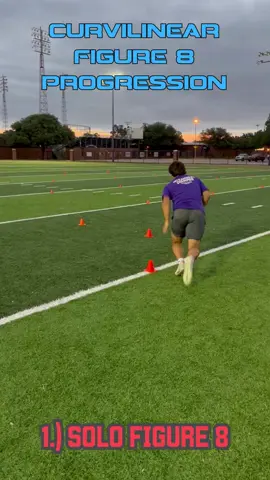 Simple but effective curvilinear work progression - curvilinear sprint - curvilinear change of direction - curvilinear agility #strengthandconditioning #strengthcoach #humanperformance #workout #athlete #coach #footballtraining #soccertraining #agility #changeofdirection #curvilinear #speedtraining 