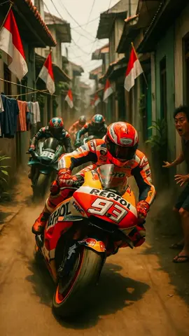 Balap motor di sirkuit ❎ Balap motor di gang sempit ✅ #motogp #agustusan #fypage #fyppppppppppppppppppppppp 