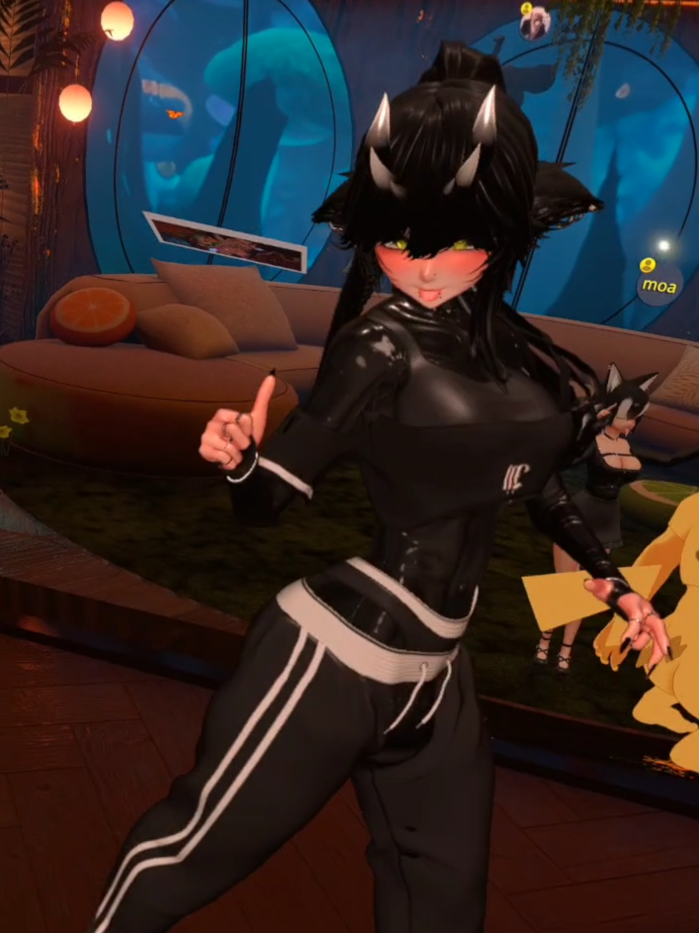 Hip Shaking ....  #vrchat #vr #fyp #pico4 #eozvr #shuffle #shuffledance #shuffledancer #dancer #vrchatworld #bodytracking #virtualdesktop #house