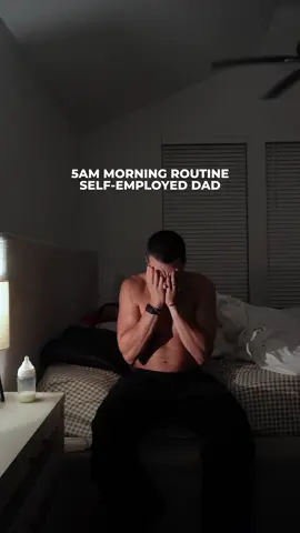5am routine as a self-employed dad #healthylifestyle #morningroutine #fyp 