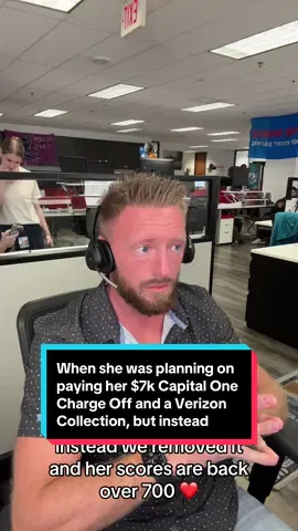 When she was planning on paying her $7k Capital One Charge Off and a Verizon Collection, but instead we removed it and her scores are back over 700 ❤️ #creditcard #creditrepair #credit #creditscore #creditrepairservices #creditrestoration #creditcards #financialfreedom #credittips #business #parati #fixmycredit #badcredit #crediteducation #goodcredit #money #creditispower #finance #debtfree #fixyourcredit #entrepreneurship #realestate #mortgage #studentloans #credithelp #creditreport #businesscredit #creditcarddebt #creditmatters #msicreditsolutions #msi 