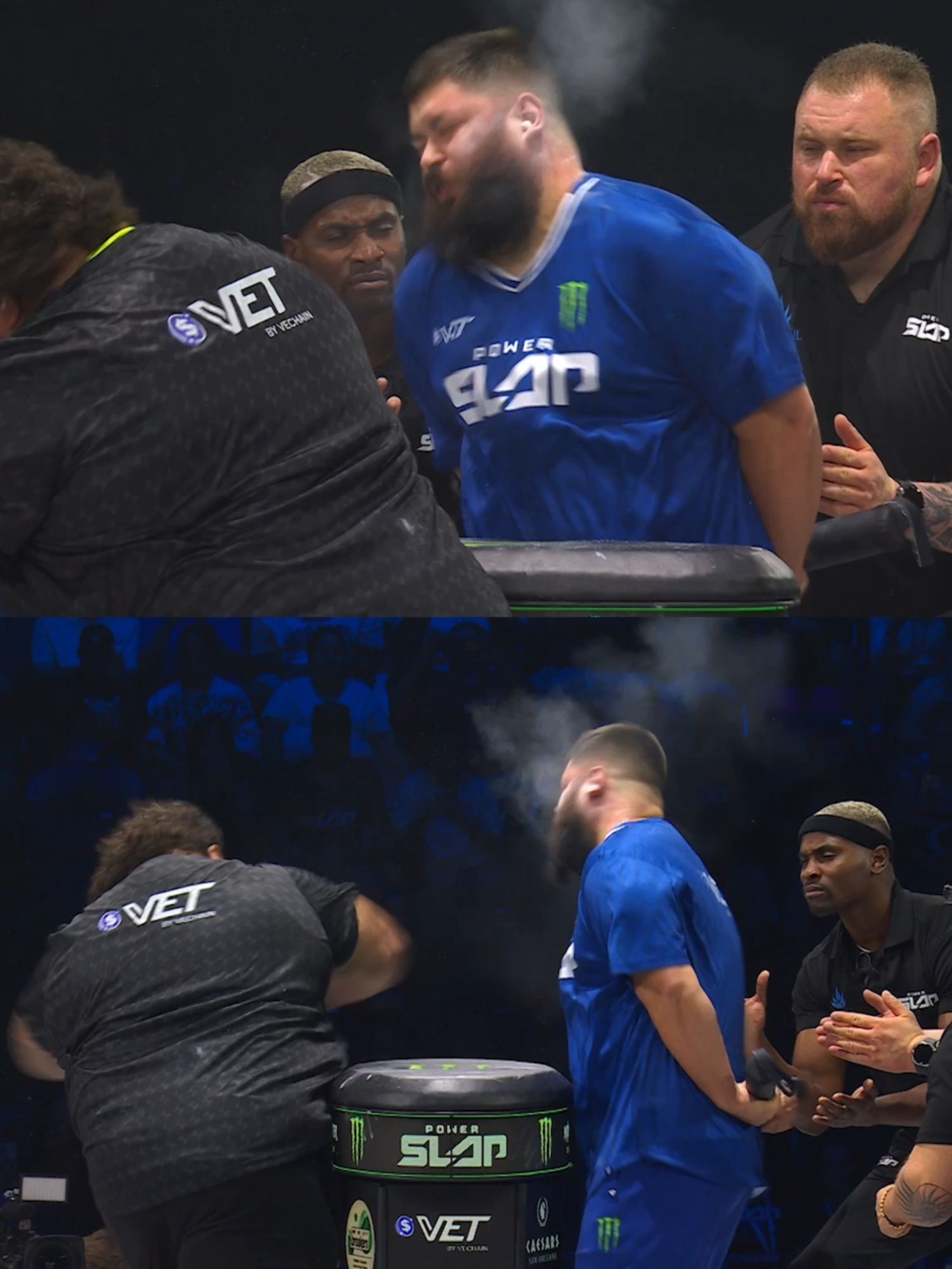 Every angle for @mr.makini.manu's fifth-straight win 👋 [ $VET #PowerSlap15 | Fri Oct 3 | Live from @fontainebleaulasvegas | Tix on sale Monday 🎟️ ]