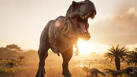 T. rex at full speed — raw power in every thunderous step 🦖⚡ #TRex #CinematicDinosaurs #PrehistoricPower #8KNature #DinoRun #JurassicVibes #UltraRealism #ASMRWildlife #NatureInMotion #VFXMasterpiece 