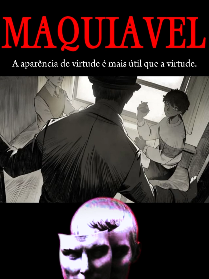 Regra 13 – A aparência de virtude é mais útil que a virtude. #Maquiavel #TeatroDoPoder #AparênciaImporta