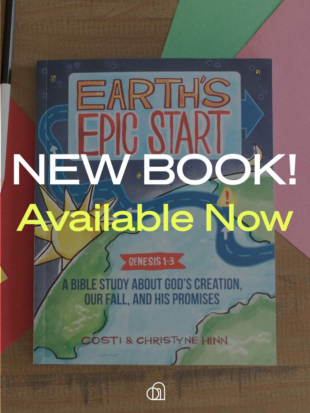 New book annoucment! Costi and Christyne Hinn have created a resource that equips kids to study the Bible for themselves. Earth’s Epic Start walks children through Genesis 1–3 with engaging activities, rich theology, and a focus on God’s design in creation! Click the link to order your copy today! www.amazon.com/Earths-Epic-Start-Creation-Promise/dp/0736989803
