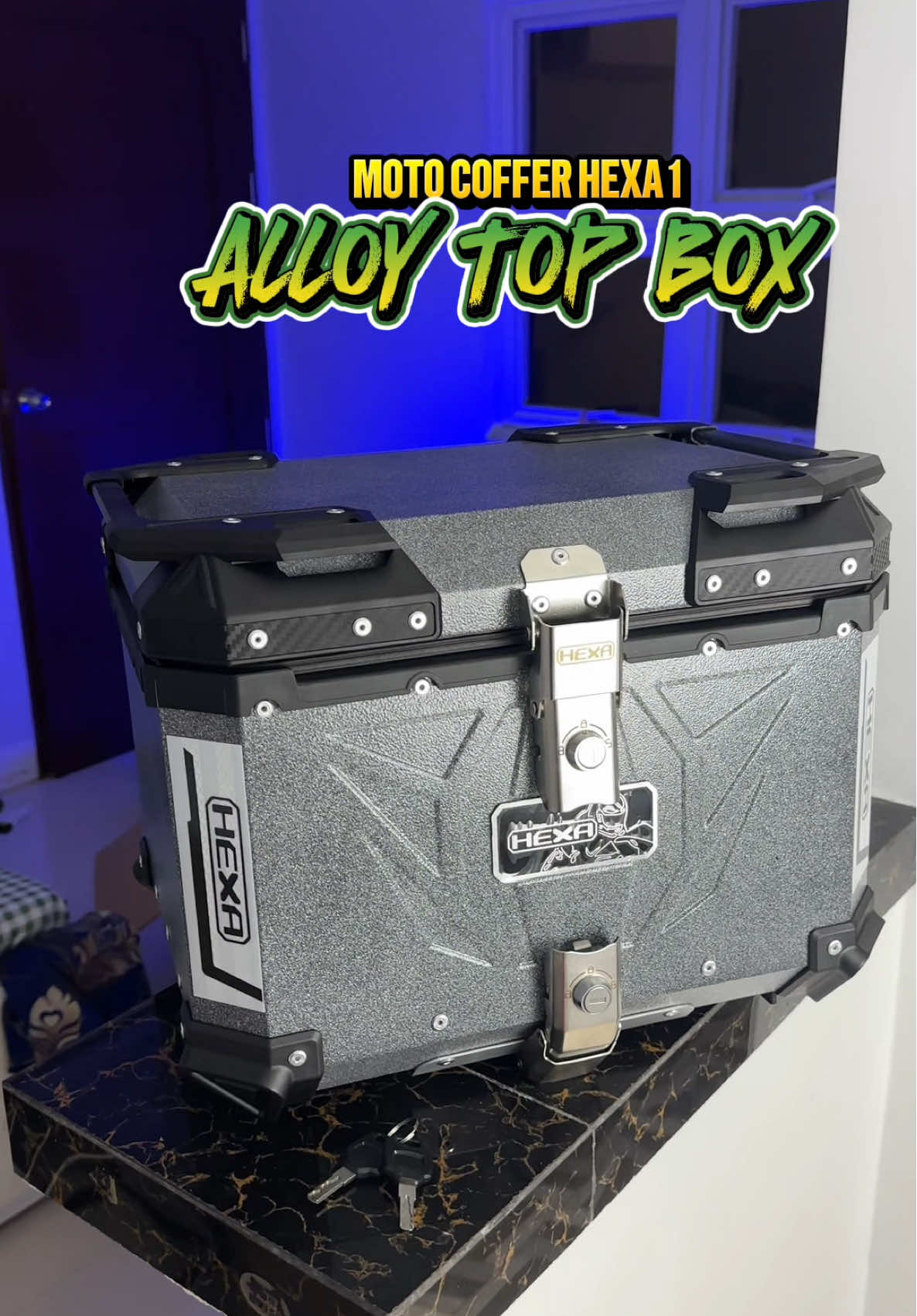 MOTO COFFER HEXA 1 ALLOY TOP BOX #topbox #motorcycletopbox #motorcycle 