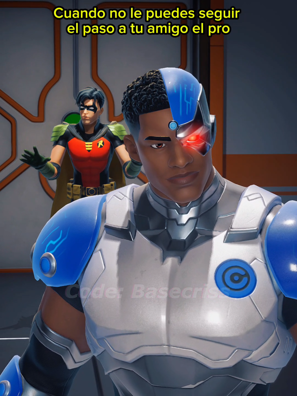 No soy como tu, ¿de acuerdo?  @J0P011 @Scar25_fn #fortnite #skins #jovenestitanes #humor #duo #fortnitememes #basecriss 