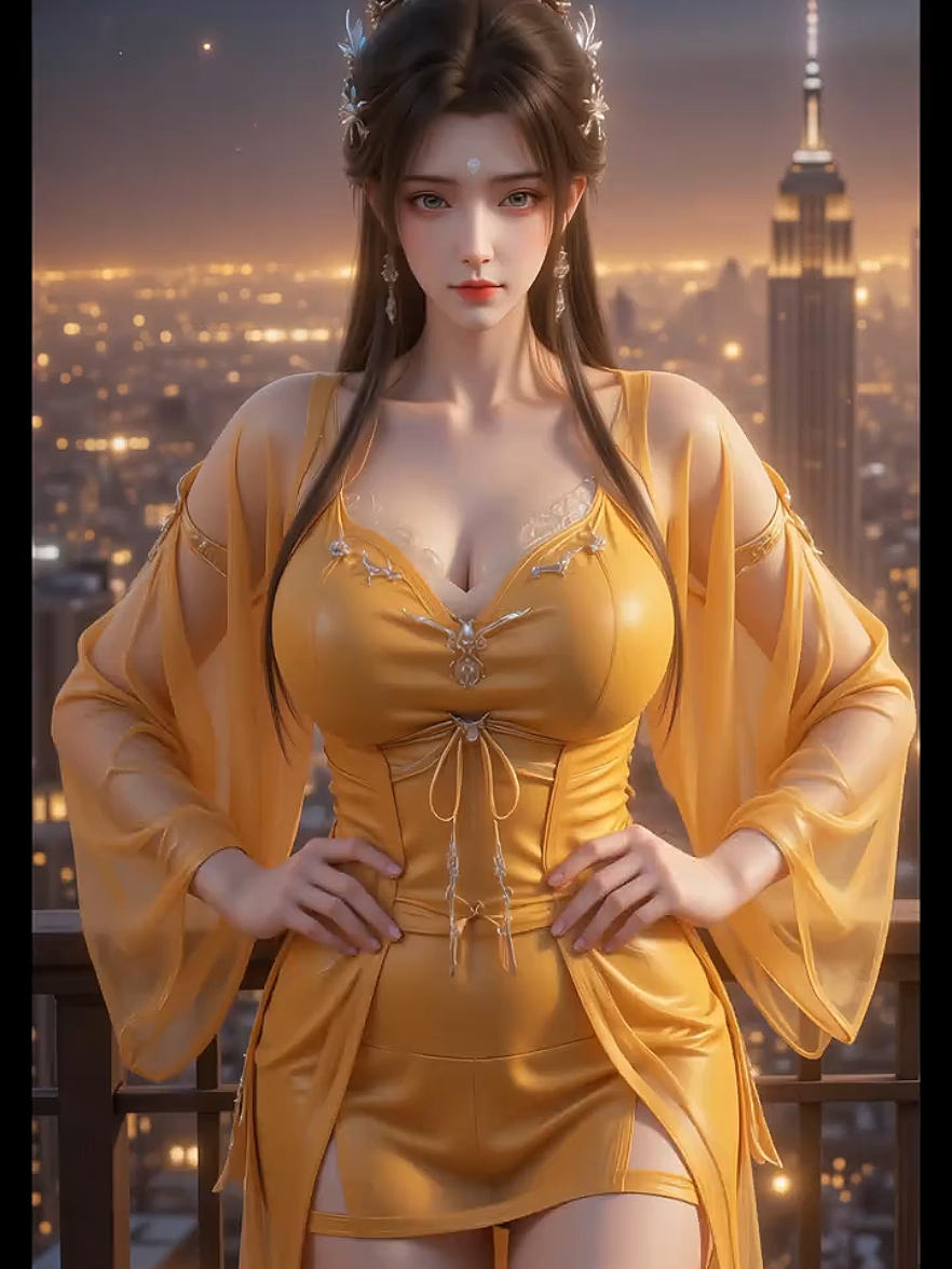 Yellow 💛 #donghua #livewallpaper #3D #anime #aigenerated #AI #vam3D 