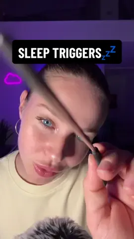 The sleepiest ASMR triggers to knock you out in 0.2 seconds👀 full video on my YouTube: ASMR Belle☺️✨ #asmrsleeptriggers#asmrsleep#asmrpersonalattention#asmrtriggers#asmrhairplay#asmrfacebrushing#asmr#fyp