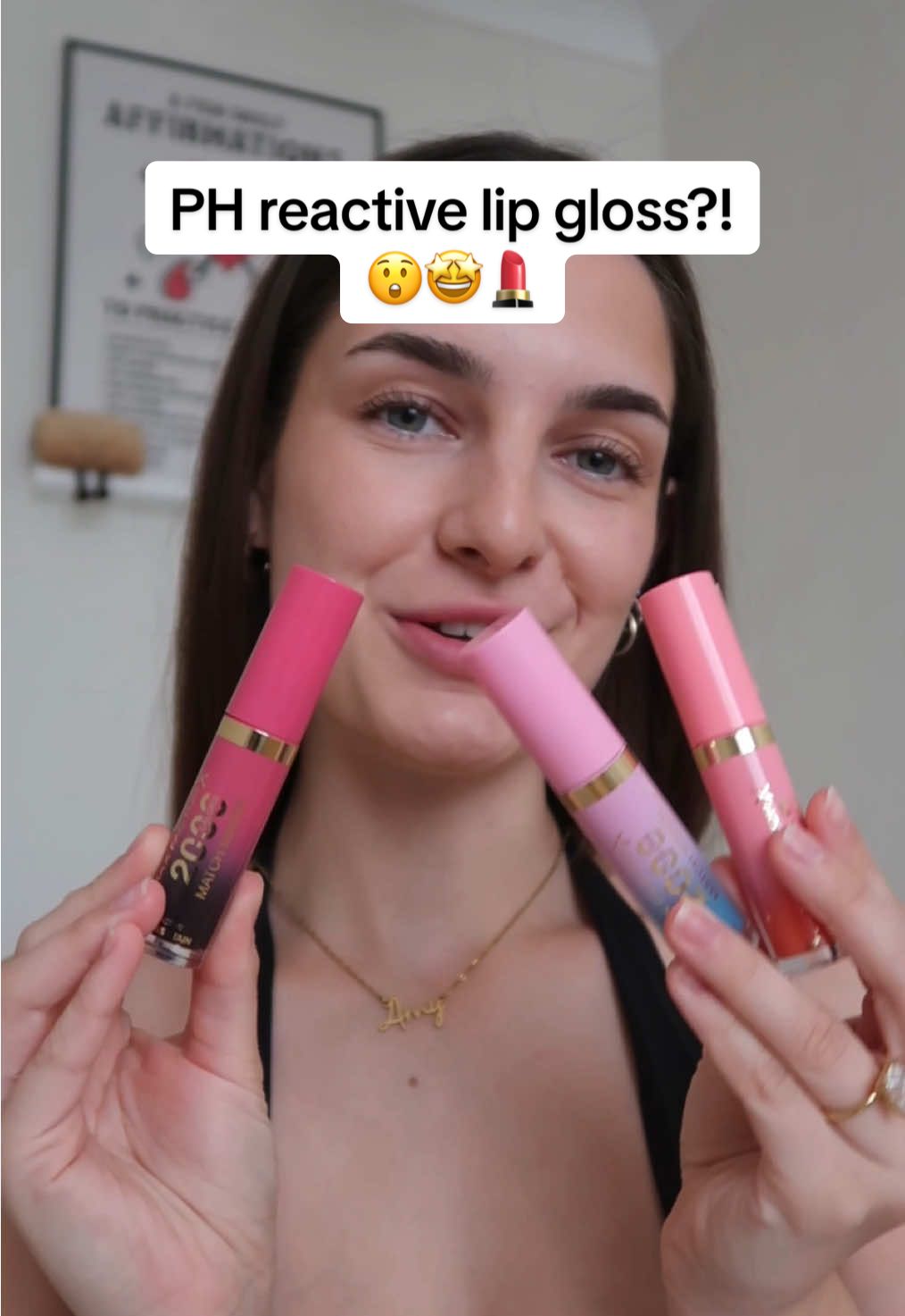 PH REACTIVE lip gloss??!😲🤩💄 PH reactive, non-stick and lip stain all in one!💋  Which one do you like most?💗 *the products used in this video were kindly gifted* #Lipchemistry #lipgloss #lipstain #maxfactor #everydaymakeup #makeup #fyp