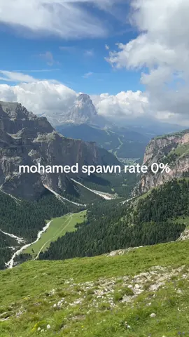 Quei n🥷qui non ci arrivano #mohamed #dolomiti #nature  #alps #spawn 