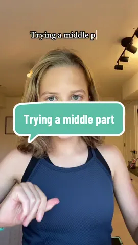 People have been telling me to try a middle part….so I did! I kinda like it #glutenfreerunner #middlepart #hairtok #shorthairgirl #highschool #senioryear #glutenfree #celiacdisease #celiactiktok #fyp #runtok #runnergirl #crosscountry #Vlog 