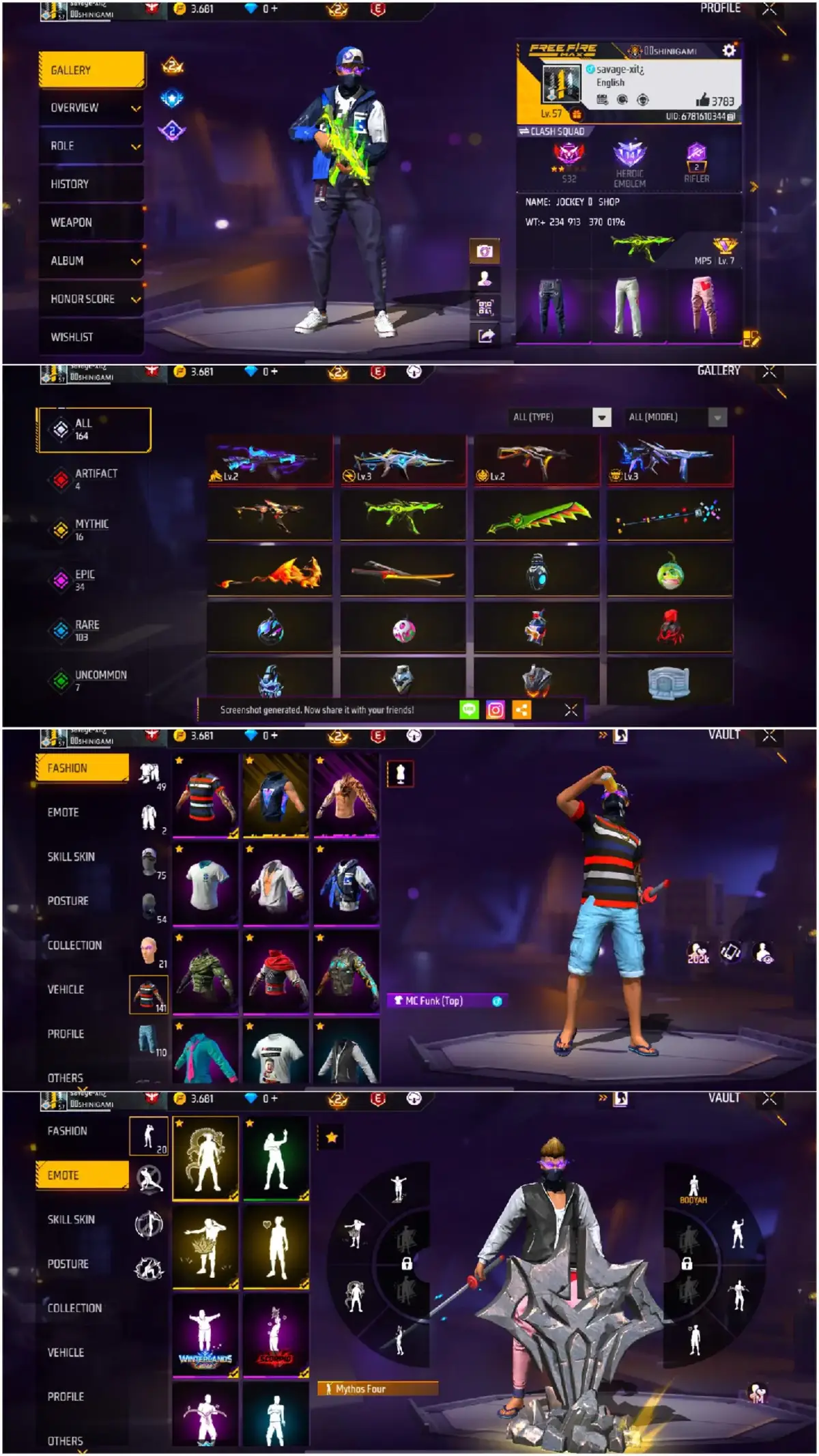 All accounts are available at affordable price  Dm now let's deal before I sell am #fyyp #freefirecommunity #freefire_lover #freefirecommunity #freefirecommunity 