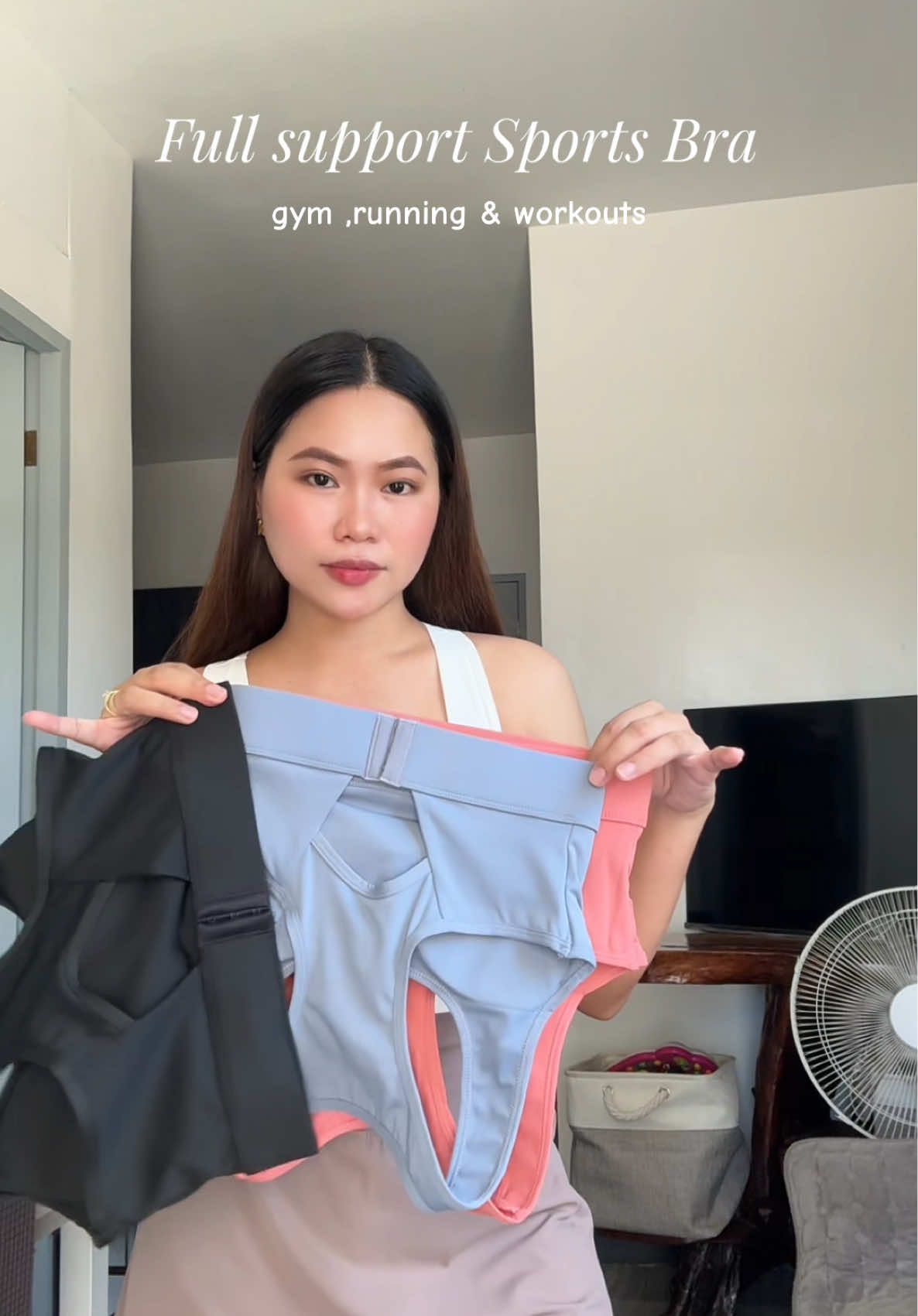 Full support sports bra✨💫 •3 levels of adjustable hooks • removable pads • quality fabric • S - XXL comment your bust size & waistline 🙂 #bra #sportsbra #sportsbraforwomen #gymoutfit #runningbra #gymbra #GymTok #fyp 