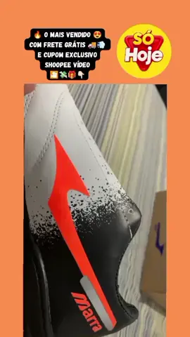 👟⚽ Dia dos Pais chegando e o presente certo pra quem é boleiro tá aqui! 🧔💥 Essa #chuteira #society garante conforto, estilo e aquele golaço na resenha com os amigos! 🔥🎯 Dos Mais Vendidos com Frete Grátis e Cupom exclusivo Shopee vídeo. 🛍️🚚🎁 #diadospais #fyp #vaiprafy 