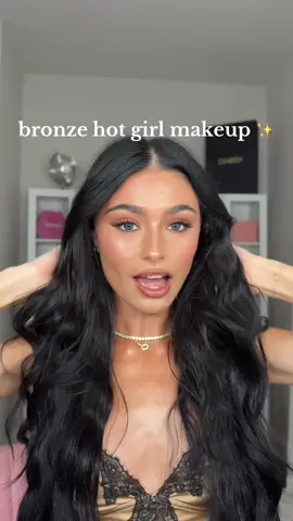 bronze goddess glam will always do it for me 🙂‍↕️ #bronze #makeuptutorial #hotgirl #dewymakeup #fullbeat 