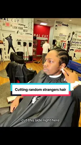 Replying to @M A K A Y L A pt 2 asking strangers if I can cut their hair #fyp #rejectiontherapy 