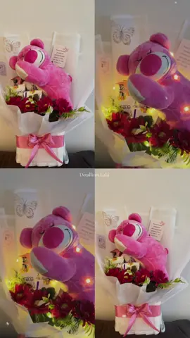 Ramito con Lotso dormilón 🥰 #lotso #detalles #peluchelotso #amor #foryou 