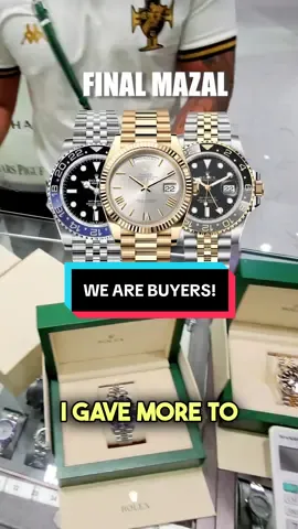 GLUXE IS A BUYER NEVER FRAIER🫵🏻 He had these watches “sold” to someone else but something told him to stop here and shop them around one last time. We let him play a little hardball but in the end GLUXE gave him a number he couldn’t refuse🤝🏻 THATS HOW WE DO‼️ • • • #gluxejewelers #miami #negotiation #buyselltrade #watchdealer #goldwatches #daydate #gmtmaster2 #twotonewatch #jewelry #miamijewelrystore #bestinthecity #bestdeals #watchesforsale 