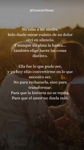 A veces, el mayor acto de amor… es sanar. No se trata de culpar a mamá. Se trata de reconocer con valentía el dolor que heredamos, para que no siga repitiéndose en quienes más amamos. Sanar no es traicionar el linaje, es honrarlo lo suficiente como para no repetir lo que un día nos lastimó. Si tú también deseas ser una madre diferente… criar desde el amor y no desde la herida, liberar lo que no es tuyo y hacerlo con conciencia,  Te invito a iniciar tu proceso con mi guía terapéutica Rompiendo Cadenas O comenta SANAR si este mensaje tocó tu alma.                      #constelacionesfamiliares #sanarheridas #niñointerior #constelaciones #rompiendocadenas #sanarliberarse 
