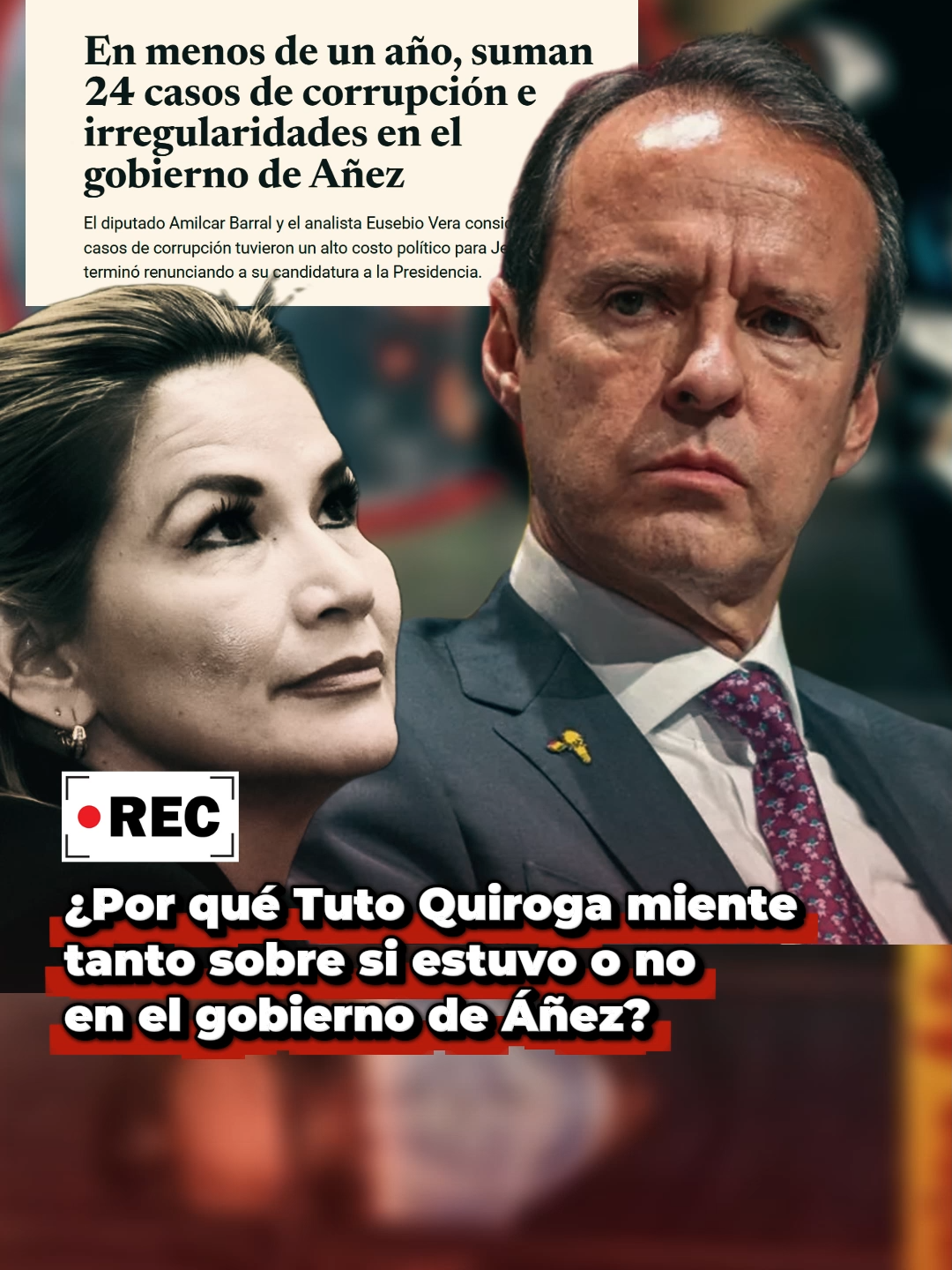 ¿Por qué Tuto Quiroga miente tanto sobre si estuvo o no en el gobierno de Áñez? #tutoquiroga #jeanineañez #corrupcion #bolivia🇧🇴 #santacruzbolivia #cochabamba_bolivia🇧🇴 #elaltobolivia🇧🇴🥰 #politicaboliviana #noticiasbolivia🇧🇴 #eleccionesbolivia🇧🇴 #samueldoriamedina #noticiasbolivia #lapazbolivia #jp #politica
