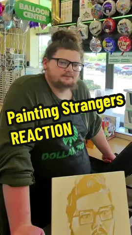 I NEVER thought this day would come… #artisma #paintingstrangers #michaelartis #art #pov #streetartist #artismatouch 