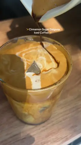 A Whipped Cinnamon Cloud on Ice @KYYAchocolate #kyyachocolate #dalgonacoffee #coffeetiktok #coffee #icedcoffee #CapCut #cinnamonsugar #coffeeathome #morningcoffee #ugc 