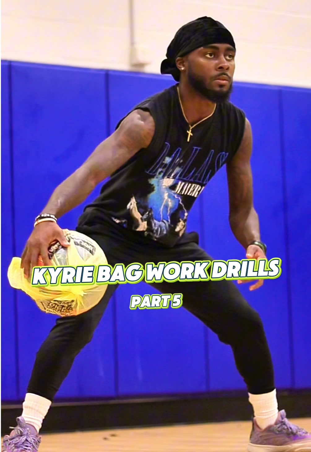 IYKYK Part 5🛍️🔥 Use These Bag Work Drills For Handles Like Kyrie!🪄 #kyrie #kai1 #kyrieirving #drills #ballhandling 
