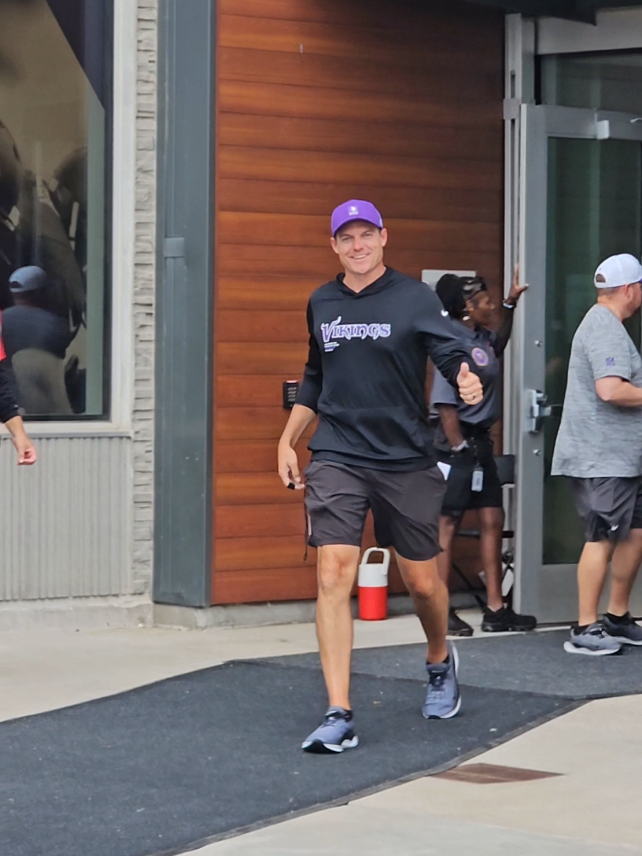hi coach 😍 #koc #kevinoconnell #minnesotavikings #vikings #football 